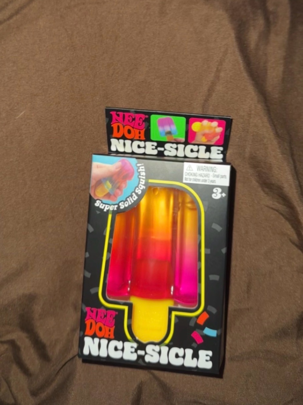 SUPER RARE Needoh Nice-Sicle Popsicle Toy – Pink, Orange, Yellow